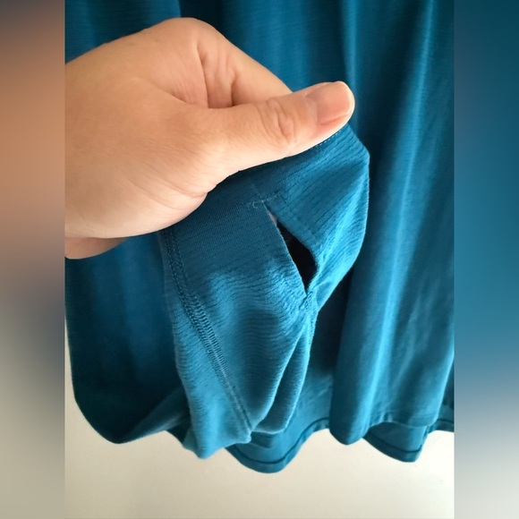 Under Armour Heatgear Fitted Pullover Sweater Mens SZ XL Blue Lightweight Casual - Picture 3 of 7